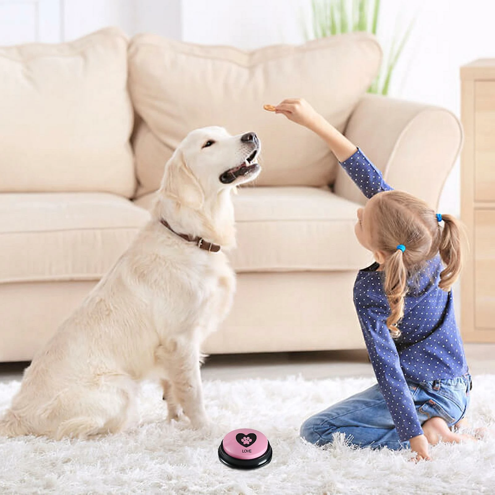 Unbranded 4pcs Enregistrement Sound Button Pet Toy Vocal Training Party Toys Creative Durable Dog Buttons Avec Autocollant 3 Unbranded 4pcs Enregistrement Sound Button Pet Toy Vocal Training Party Toys Creative Durable Dog Buttons Avec Autocollant – Image 3