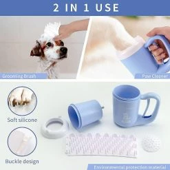 Giveuphesit Dog Paw Cleaner Cup Muddy Paw Cleaner Pour Petits Chiens Chats Semi Automatique Portable Laveuse De Pieds Pet Paw Cleaner -Pet Soin 562876816 max