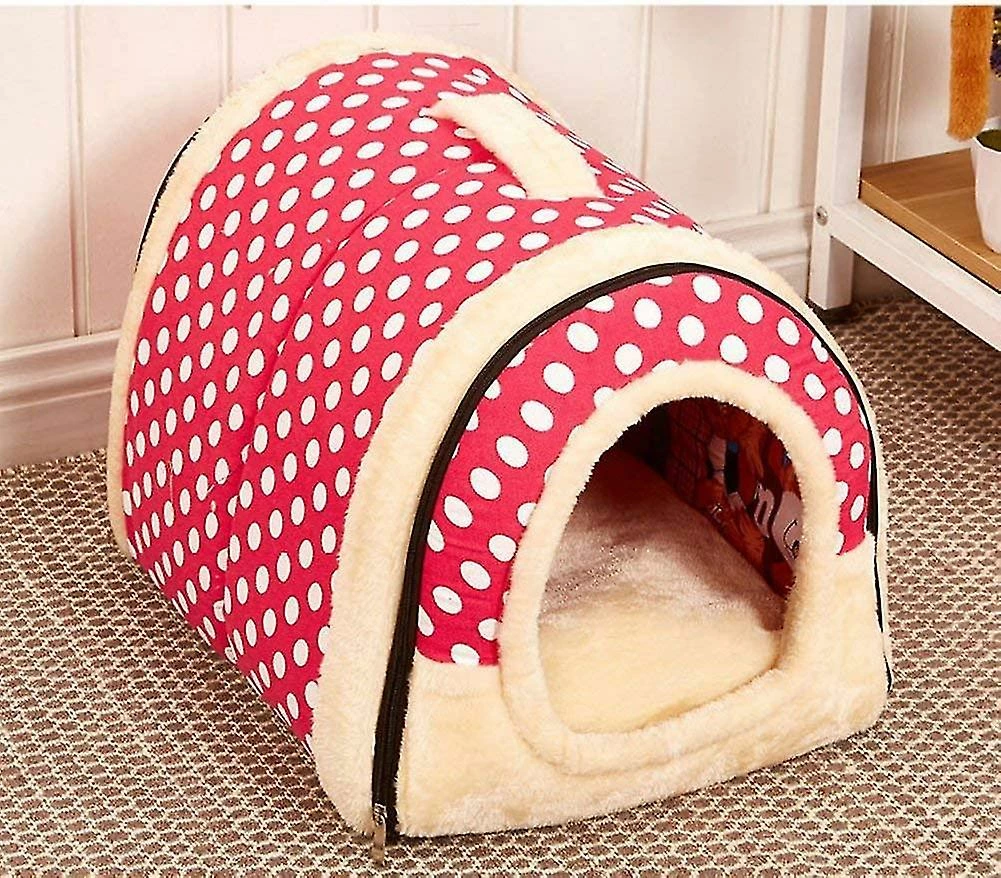 Unbranded Pet Warm House - Maison Portable Confortable 2 En 1 Chat - Puppy Kennels Dog Caves Multifonction Bedm 5 Unbranded Pet Warm House - Maison Portable Confortable 2 En 1 Chat - Puppy Kennels Dog Caves Multifonction Bedm – Image 5