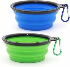 Unbranded 2 Pièces Portable Dog Bowl Collapsible Dog Bowls, Travel Dog Bowls And Cat Bowls (350ml, Blue And Gree 7 Unbranded 2 Pièces Portable Dog Bowl Collapsible Dog Bowls, Travel Dog Bowls And Cat Bowls (350ml, Blue And Gree -Pet Soin 563609499 max