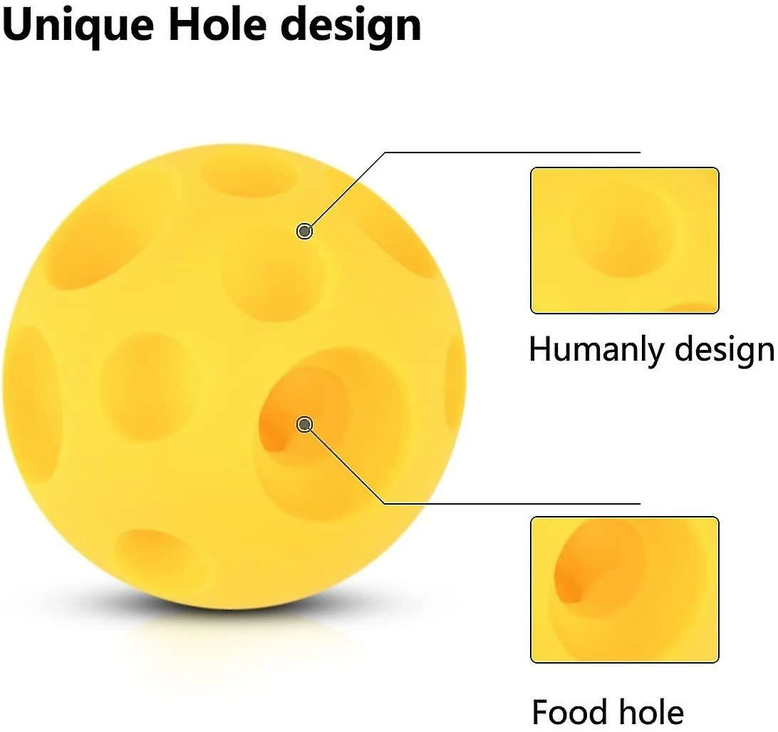 Unbranded Interactive Dog Toy Ball Treats Distributeur Caoutchouc Dog Ball Chew Toy L Jaune 5 Unbranded Interactive Dog Toy Ball Treats Distributeur Caoutchouc Dog Ball Chew Toy L Jaune – Image 5