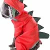 Unbranded Pet Dog Imperméable Pet Dog Cat Imperméable Dinosaure Imperméable à Quatre Pattes Imperméable