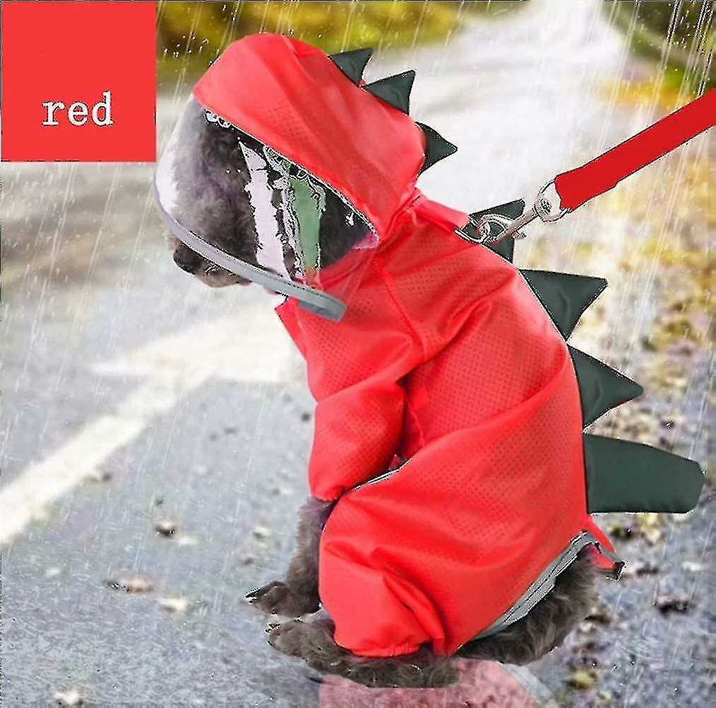 Unbranded Pet Dog Imperméable Pet Dog Cat Imperméable Dinosaure Imperméable à Quatre Pattes Imperméable 2 Unbranded Pet Dog Imperméable Pet Dog Cat Imperméable Dinosaure Imperméable à Quatre Pattes Imperméable – Image 2