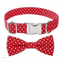 Unbranded Lionet Paws Dog And Cat Collar Avec Nœud Papillon, Doux Et Confortable, Ajuster