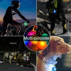 Unbranded Led Dog Safety Light, Clip-on Led 3 Modes De Lumière Dog Lights Pour Night W -Pet Soin 567450846 max