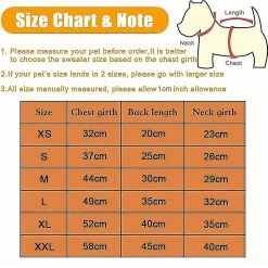 Unbranded Tflycq Dog Sweaters For Dogs, Warm Soft Pet Clothes For Puppy, Medium Large Cat, Dog Shirt Vest Coat For Winter Christmas -Pet Soin 568796551 max