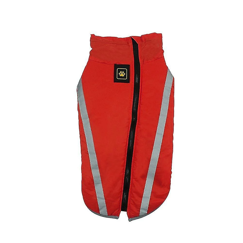 Unbranded Tflycq Reflective Pet Clothing Dog Winter Warm Clothes Fashion Party Costume Pet Coat (red, Size 4xl) 2 Unbranded Tflycq Reflective Pet Clothing Dog Winter Warm Clothes Fashion Party Costume Pet Coat (red, Size 4xl) – Image 2