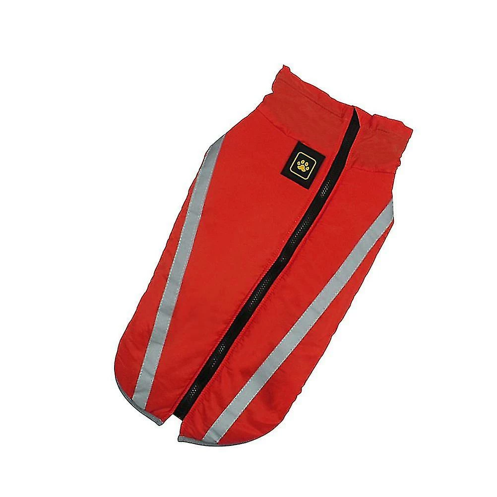 Unbranded Tflycq Reflective Pet Clothing Dog Winter Warm Clothes Fashion Party Costume Pet Coat (red, Size 4xl) 3 Unbranded Tflycq Reflective Pet Clothing Dog Winter Warm Clothes Fashion Party Costume Pet Coat (red, Size 4xl) – Image 3