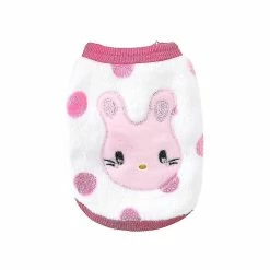 Unbranded Tflycq Winter Cartoon Puppy Vest Clothing Warm Flannel Dog Clothes For Small Dogs Chihuahua French Outfit Pet Cat T Shirt - Size L (rabbit)