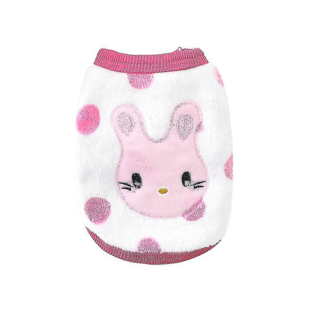 Unbranded Tflycq Winter Cartoon Puppy Vest Clothing Warm Flannel Dog Clothes For Small Dogs Chihuahua French Outfit Pet Cat T Shirt - Size L (rabbit) 1 Unbranded Tflycq Winter Cartoon Puppy Vest Clothing Warm Flannel Dog Clothes For Small Dogs Chihuahua French Outfit Pet Cat T Shirt - Size L (rabbit)