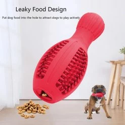 Unbranded Dog Chew Toys Bowling Bottle Shape Rubber Leak Food Toy Pour Le Nettoyage Des Dents -Pet Soin 572185457 max