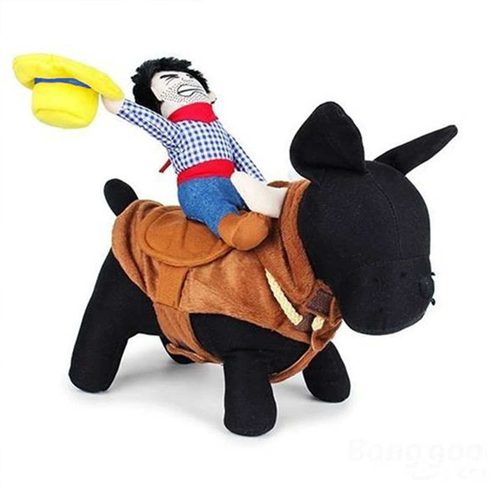 Unbranded Dog Holiday Costume Cowboy Vêtements Drôle D’animal Cosplay Vêtements Dog Riders Design 4 Unbranded Dog Holiday Costume Cowboy Vêtements Drôle D’animal Cosplay Vêtements Dog Riders Design – Image 4