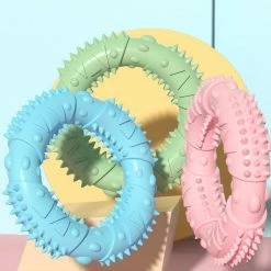 Unbranded Molar Jouet Interactif Dog Donut Toy Pour Indoor Dog Tpr Dog Donut Toy -Pet Soin 572190410 max