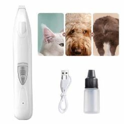 Sevenprin Electric Pet Hair Clipper Dog Cat Feet Paw Shaver Avec Led Light Low Noise Grooming Trimmer Kit -Pet Soin 572503622 max