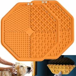 Unbranded 2 Pcs Dog Cat Lick Pad, Slow Feeder Licking Mat Pad Pour L’anxiété Du Chien Re -Pet Soin 572636501 max