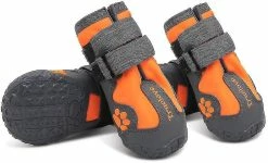 Unbranded Truelove Dog Boots Chaussures Imperméables Pour Chiens Avec Les Meilleures Sangles Réfléchissantes Fo