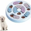 Qeen Dog Puzzle Slow Feeder Toy, Puppy Snack Distributeur Slow Feeder Bowl Dog Toy, Dog Brain Game Feeder