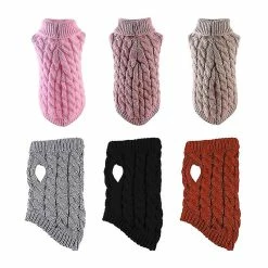 SANNE Warm Dog Cat Sweater Vêtements D’hiver Col Roulé Tricoté Chat De Compagnie Chiot Vêtements Costume Pour Petits Chiens Chats Chihuahua Tenue Vest Bleu -Pet Soin 573353111 max