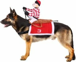 Unbranded Pet Race Horse Halloween Party Dog Costume Drôle D’animal De Compagnie Cosplay -Pet Soin 573778992 max