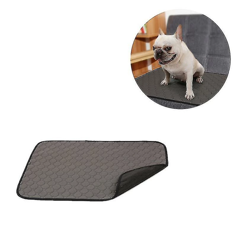 Yaqinuo Pet Changing Pads Épaississant Absorbant Et Désodorisant Dog Pet Pads Soft Washingable Diapers Gris 1pc 2 Yaqinuo Pet Changing Pads Épaississant Absorbant Et Désodorisant Dog Pet Pads Soft Washingable Diapers Gris 1pc – Image 2