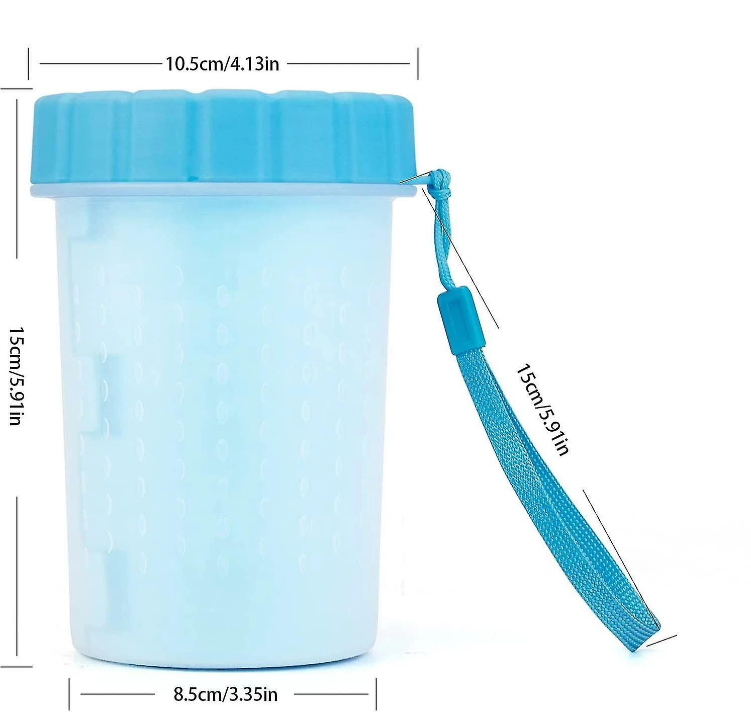 Yaqinuo Silicone Pet Cleaning Brush Cup Portable Dog Paw Cleaner Dog Foot Washersgreen 3 Yaqinuo Silicone Pet Cleaning Brush Cup Portable Dog Paw Cleaner Dog Foot Washersgreen – Image 3