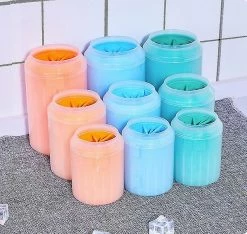 Yaqinuo Portable Dog Paw Washer Silicone Foot Wash Cup Pour Chats Et ChiensOrange -Pet Soin 581347175 max