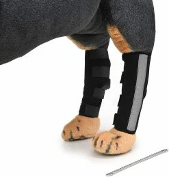 Yaqinuo 2 Pack Confortables Dog Legs Braces Canine Rear Hock Joint Support, Noir -Pet Soin 581353849 max