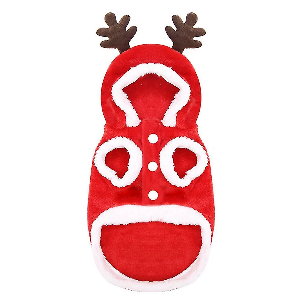 Sxcy Pet Puppy Dog Noël Elk Clothes Costume Noël Party Coat Apparel 4 Sxcy Pet Puppy Dog Noël Elk Clothes Costume Noël Party Coat Apparel – Image 4