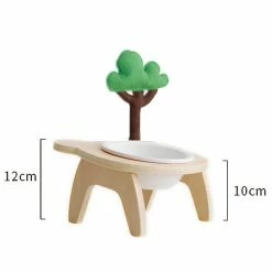 Baodan Tilt Pet Bowl Rack Dog Food Bowl Ceramic Bowl Cat Bowl Wooden Cute Flower Small Tree Bowl 7 Baodan Tilt Pet Bowl Rack Dog Food Bowl Ceramic Bowl Cat Bowl Wooden Cute Flower Small Tree Bowl -Pet Soin 587613340 max