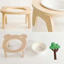 Baodan Tilt Pet Bowl Rack Dog Food Bowl Ceramic Bowl Cat Bowl Wooden Cute Flower Small Tree Bowl 8 Baodan Tilt Pet Bowl Rack Dog Food Bowl Ceramic Bowl Cat Bowl Wooden Cute Flower Small Tree Bowl -Pet Soin 587613357 max