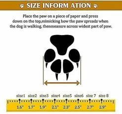 Unbranded Tflycqdog Boots,waterproof Dog Shoes,dog Booties With Reflective Rugged Anti-slip Sole And Skid-proof,outdoor Dog Shoes For Medium Dogs 4pcs -Pet Soin 588492162 max