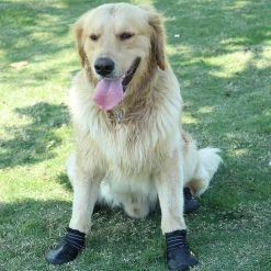 Unbranded Tflycq4pcs Set Dog Boots,waterproof Dog Shoes,dog Booties With Reflective Velcro Rugged Anti-slip Sole And Skid-proof,outdoor Dog Shoes For Medium To -Pet Soin 588492221 max