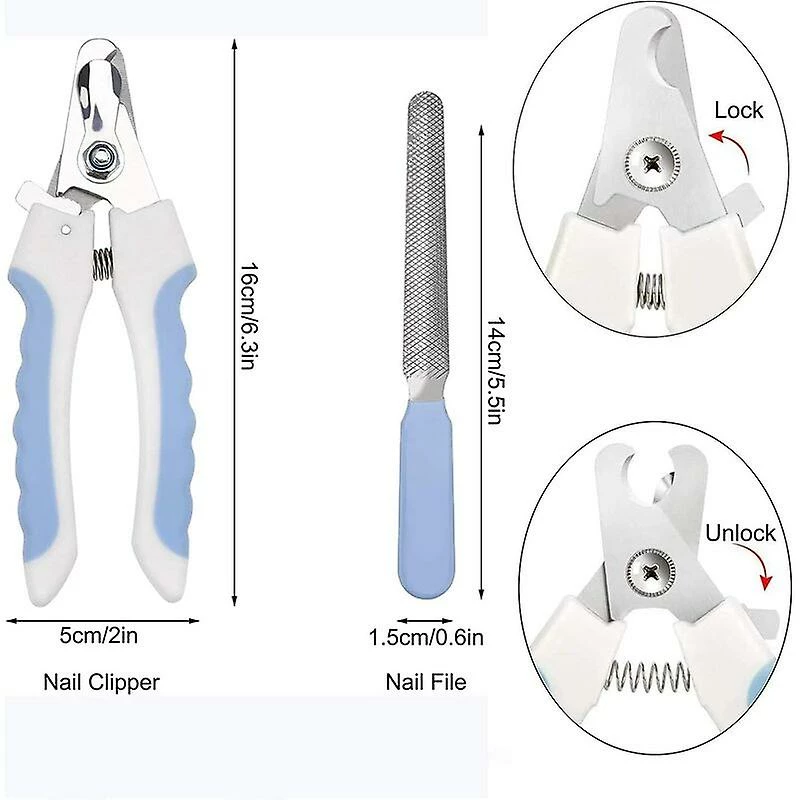 Pet Nail Tools Cat Dog Nail Clipper, Healwe Dog Claw Clipper, Healwe Avec Verrou De Sécurité Et Ongles 2 Pet Nail Tools Cat Dog Nail Clipper, Healwe Dog Claw Clipper, Healwe Avec Verrou De Sécurité Et Ongles – Image 2