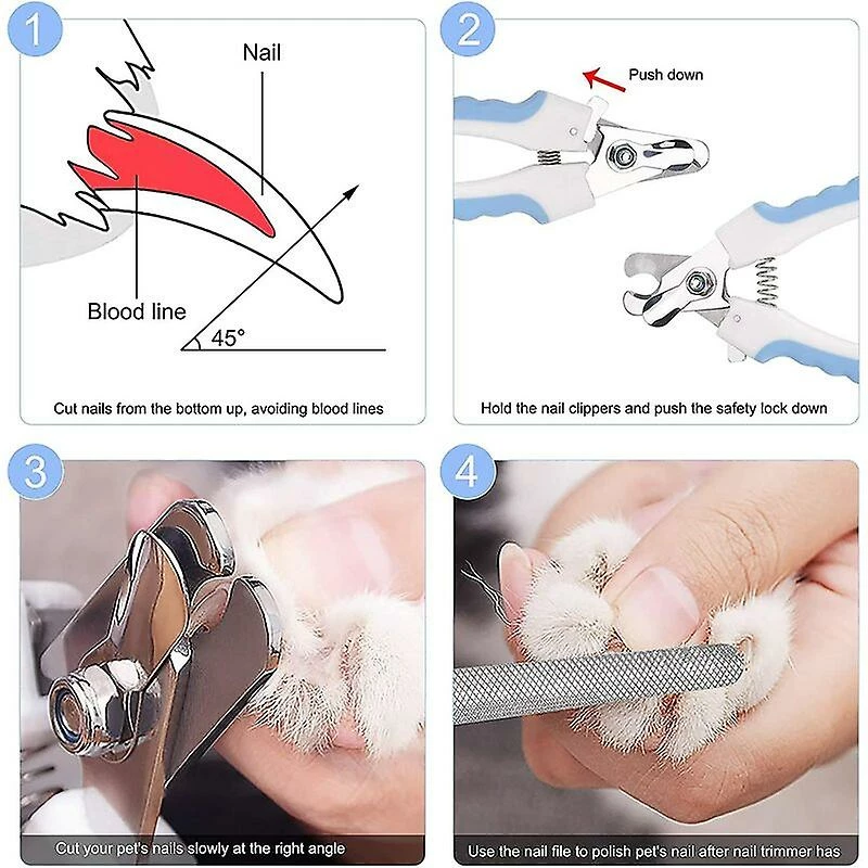 Pet Nail Tools Cat Dog Nail Clipper, Healwe Dog Claw Clipper, Healwe Avec Verrou De Sécurité Et Ongles 5 Pet Nail Tools Cat Dog Nail Clipper, Healwe Dog Claw Clipper, Healwe Avec Verrou De Sécurité Et Ongles – Image 5
