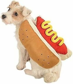 Mryenc Hot Dog Design Pet Costume, Drôle De Sweat à Capuche Chaud Pour Chiens Et Chats Halloween Christmas Apparel Cosplay -Pet Soin 591997529 max