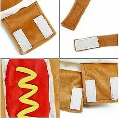 Mryenc Hot Dog Design Pet Costume, Drôle De Sweat à Capuche Chaud Pour Chiens Et Chats Halloween Christmas Apparel Cosplay -Pet Soin 591997537 max