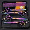 Unbranded 7 Pouces En Acier Inoxydable Pet Dog Grooming Scissors Dog Hair Thinning Shear Sharp Edge Pet Ciseaux Pour Chiens Ensemble D’outils De Coupe
