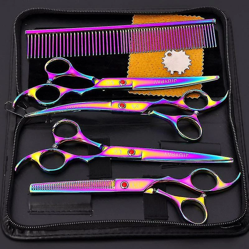 Unbranded 7 Pouces En Acier Inoxydable Pet Dog Grooming Scissors Dog Hair Thinning Shear Sharp Edge Pet Ciseaux Pour Chiens Ensemble D’outils De Coupe 1 Unbranded 7 Pouces En Acier Inoxydable Pet Dog Grooming Scissors Dog Hair Thinning Shear Sharp Edge Pet Ciseaux Pour Chiens Ensemble D’outils De Coupe