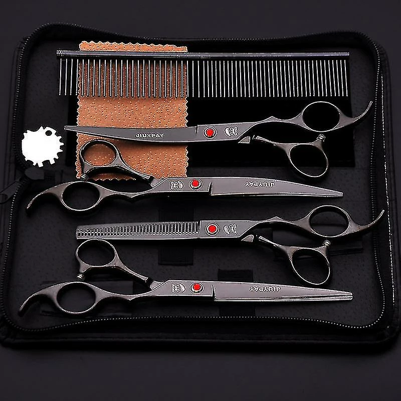 Unbranded 7 Pouces En Acier Inoxydable Pet Dog Grooming Scissors Dog Hair Thinning Shear Sharp Edge Pet Ciseaux Pour Chiens Ensemble D’outils De Coupe 2 Unbranded 7 Pouces En Acier Inoxydable Pet Dog Grooming Scissors Dog Hair Thinning Shear Sharp Edge Pet Ciseaux Pour Chiens Ensemble D’outils De Coupe – Image 2
