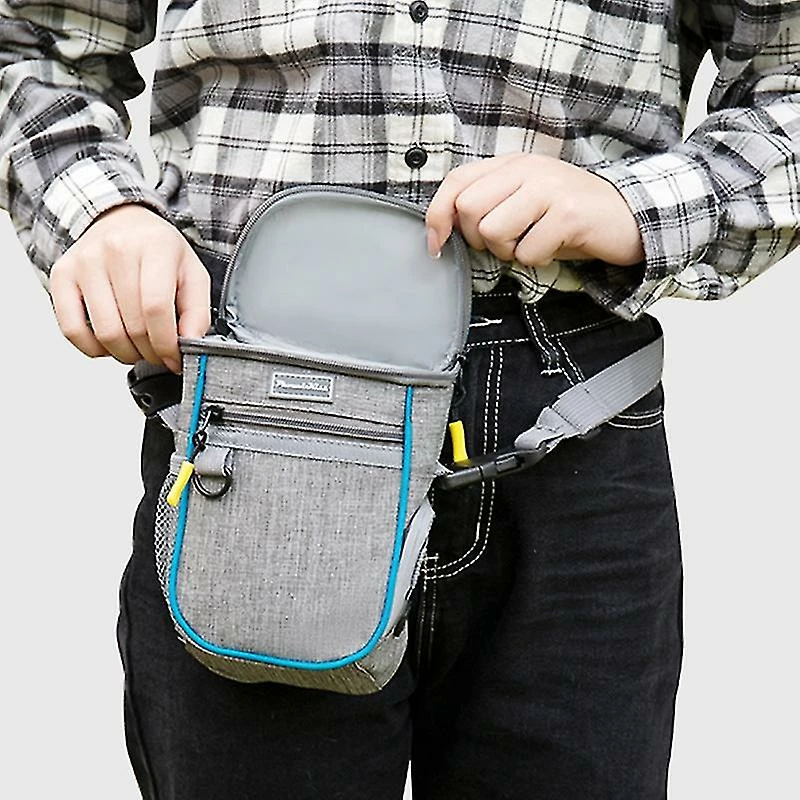 Hua Hui Ldlc Qs-095 Promenade En Plein Air Grande Capacité Dog Treat Pouch Imperméable Pet Training Waist Bag - Blanc / Vert Noirâtre 2 Hua Hui Ldlc Qs-095 Promenade En Plein Air Grande Capacité Dog Treat Pouch Imperméable Pet Training Waist Bag - Blanc / Vert Noirâtre – Image 2