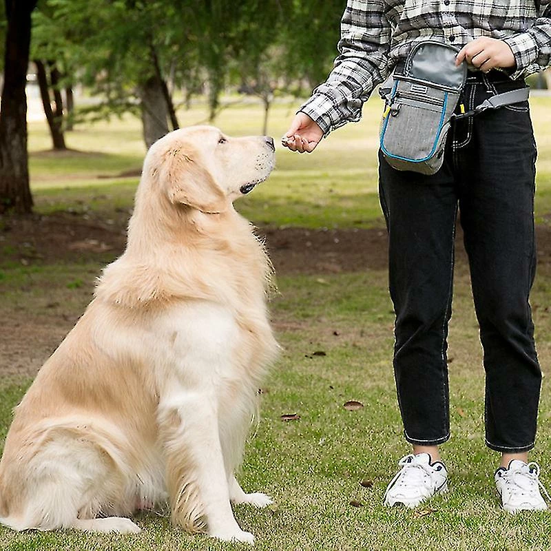 Hua Hui Ldlc Qs-095 Promenade En Plein Air Grande Capacité Dog Treat Pouch Imperméable Pet Training Waist Bag - Blanc / Vert Noirâtre 4 Hua Hui Ldlc Qs-095 Promenade En Plein Air Grande Capacité Dog Treat Pouch Imperméable Pet Training Waist Bag - Blanc / Vert Noirâtre – Image 4