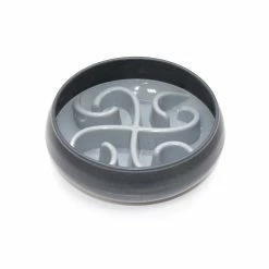 Unbrand Slow Feeder Dog Bowl Pet Bol D’alimentation Anti-étouffement - Gris