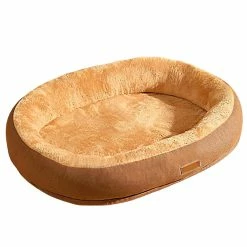 Unbrand Winter Oval Pet Bed Thicken Soft Comfortable Pet Cat Cushion Universal Pet Dog Peluche Kennel