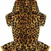 Unbranded Halloween Pet Dog Vêtements Chien Costume Noël Chihuahua Hiver Chien Manteau Petit Chien Chat Vêtements Cheetah Costume Taille L