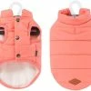 Unbranded Rose Taille S Dog Manteau D’hiver Set Dog Warm Jacket Cape Doublée D’hiver Français Bulldog Karin Dog Costume Vest