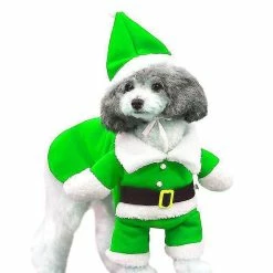 Unbranded Pet Dog Vêtements De Noël Père Noël Costume De Chien Hiver Chiot Chat Vert (xl)