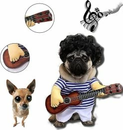 Unbranded Pet Guitare Costumes De Chien Costumes Guitariste Joueur Halloween Noël Cosplay Party Drôle De Chat Vêtements, Fournitures Pour Animaux De Compagnie Costumes Cosplay Halloween Dog Clot -Pet Soin 596738060 max