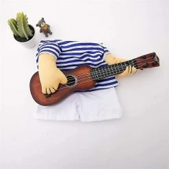 Unbranded Pet Guitare Costumes De Chien Costumes Guitariste Joueur Halloween Noël Cosplay Party Drôle De Chat Vêtements, Fournitures Pour Animaux De Compagnie Costumes Cosplay Halloween Dog Clot -Pet Soin 596738150 max