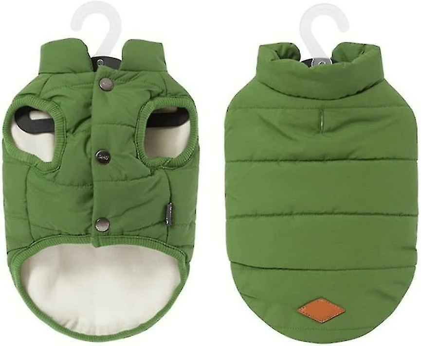 Unbranded Green L Dog Winter Coat Set Dog Warm Jacket Manteau Doublé D’hiver Français Bulldog Karin Dog Dress Vest 1 Unbranded Green L Dog Winter Coat Set Dog Warm Jacket Manteau Doublé D’hiver Français Bulldog Karin Dog Dress Vest