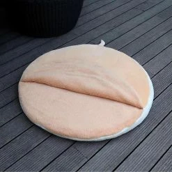 Unbranded Peluche Ronde Dorayaki Shape Dog Sleeping Mat Couverture Confortable Pour Chien Ménager Neuf -Pet Soin 597122887 max